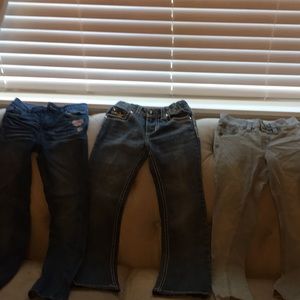 3 pairs of size 6 girls jeans